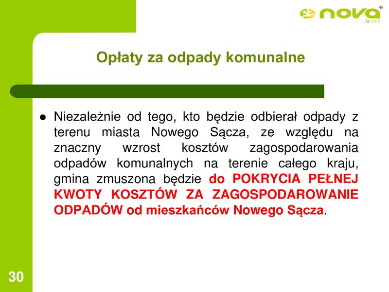 NOVA Sp. z o.o. – prezentacja lipiec 2019 r.-30